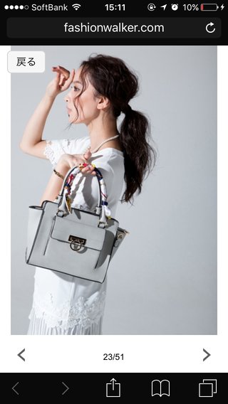 fifthのスカーフ付き2wayバッグ