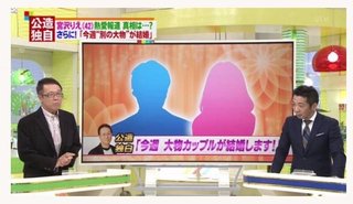 井上公造が今週中に結婚を発表する大物カップルを暴露