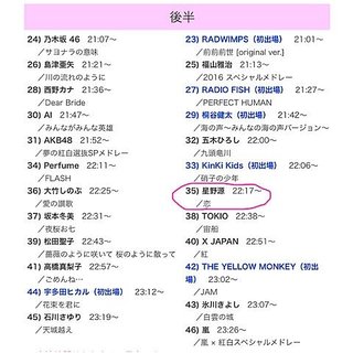 第６７回ＮＨＫ紅白歌合戦《２０１６》