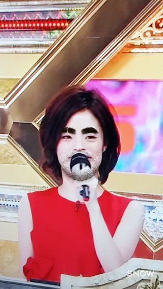 snowでテレビから撮ろう(笑)