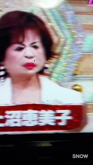 snowでテレビから撮ろう(笑)