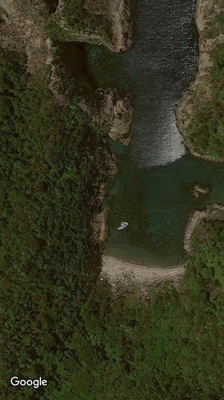 暇な人グーグルマップで孤立した集落