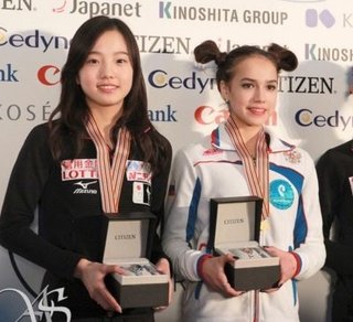 世界フィギュアジュニア選手権のネタバレ入ってるけど、１位と２位どっちが可愛い？