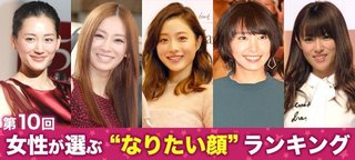 なりたい顔ランキング