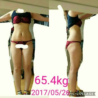 166cm 69.7kg デブママからほっそりママへ