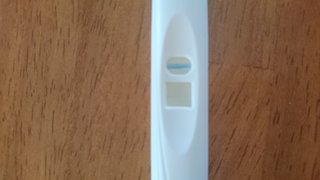 妊娠検査薬の蒸発線