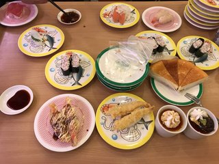 かっぱ寿司なう