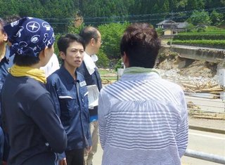 蓮舫代表「言えば大丈夫でしたか」豪雨被害を視察