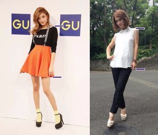 足が短い芸能人といえば？