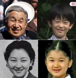 天皇陛下と悠仁さま、美智子さまと愛子さまって似てるよね