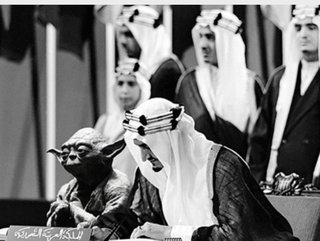 サウジ国王の隣にヨーダ鎮座 教科書写真にミスで責任者クビ