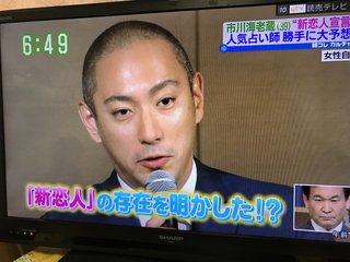 海老蔵(´･Д･)」再婚まだ早いやろ