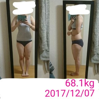 166cm 69.7kg デブママからほっそりママへ