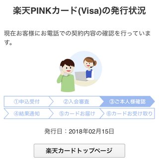 楽天カードご本人様確認