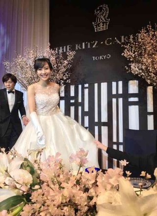 谷村奈南＆井岡一翔、披露宴の写真を公開「素敵な時間でした」