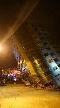 台湾でM6.0の地震　ホテルが崩れるなどし、４人死亡…日本人２人が負傷