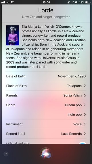 siriにworldって言ってみて