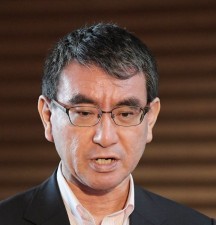 河野太郎外相「北朝鮮が核廃棄を段階的にやっても、経済制裁は段階的に緩むわけではない」