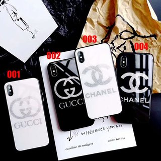 シャネルシンプルiPhoneXケース