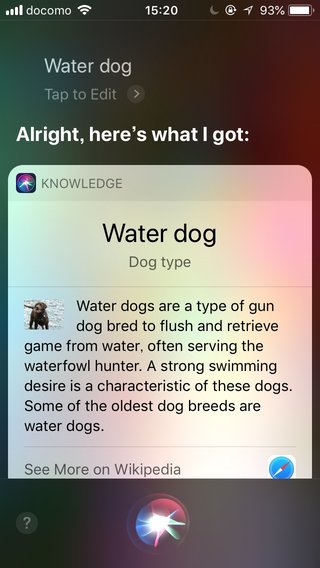 siriにworldって言ってみて