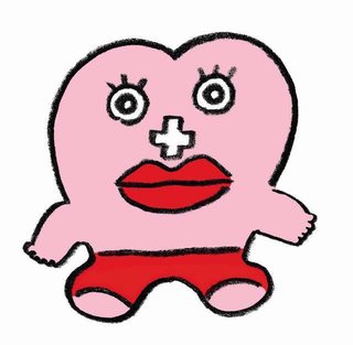 腹にパンチを見舞う｢生理ちゃん｣  漫画にしたのは男性