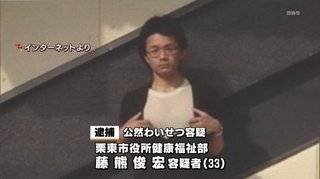 「乳首おじさん」として話題の元栗東市職員 女性の前で胸を露出し逮捕