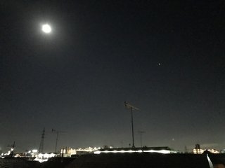 みんな空見てみ！火星大接近中よ