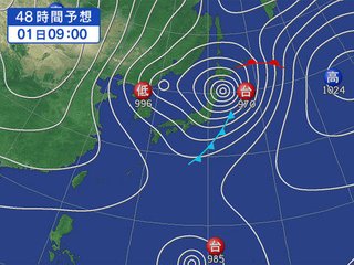 これって来週も台風来るのかな