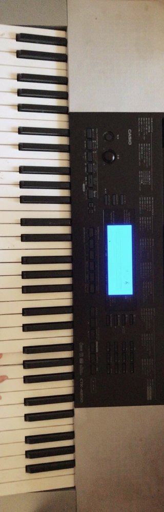 家にキーボードしかありません(´；ω；`)
