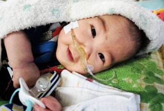 重い心臓病の１歳男児　渡米移植へ両親が寄付募る ３億５千万円が必要