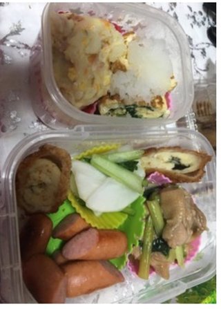 お弁当作ったよ！