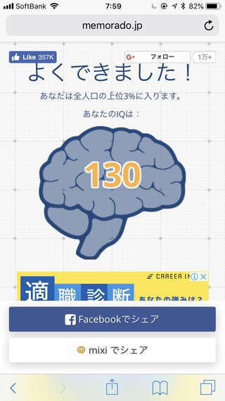 あなたのI.Qいくつ？