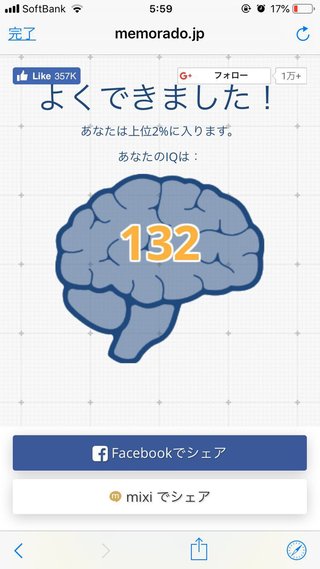 あなたのI.Qいくつ？