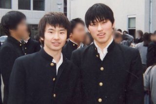 高校時代のオードリー若林と春日。同じクラスだったら