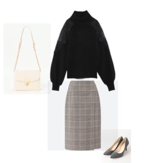 このニットに何を合わせたらいい？？？