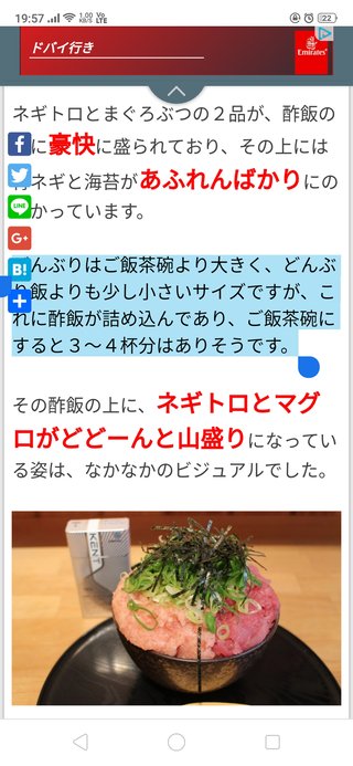 このマグロ丼、30分以内に完食できたら無料、残したら代金500円を支払わなきゃいけない