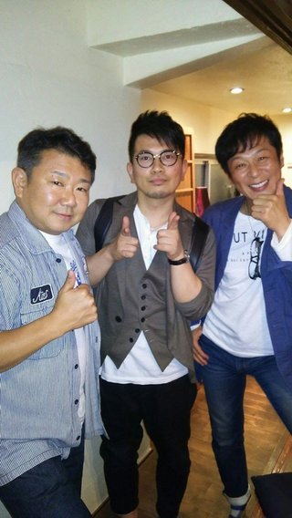 薮内雅明と高山トモヒロの神戸大忘年会。みやさこ。