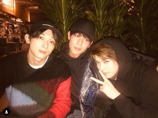 新田真剣佑＆吉沢亮＆中川大志の3ショットがイケメン空間すぎてやばい