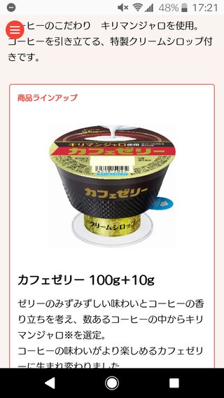 皆はコーヒーゼリーって好き？