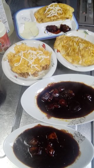 お料理採点して(´･ｪ･｀)