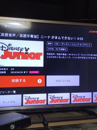 ディズニージュニア番組で