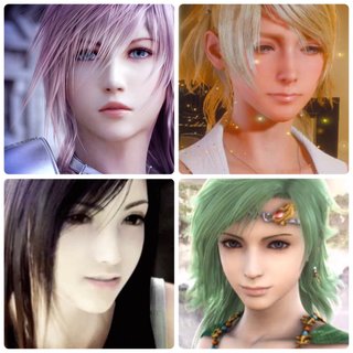 ファイナルファンタジーの4大美人はこんな感じかな？