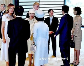 雅子さま、紀子さま、メラニア夫人、昭恵さん