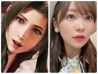 FF7最新作エアリスが指原莉乃にそっくりだと話題に