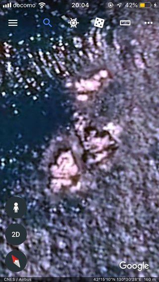 グーグルアースの不思議な場所やもの