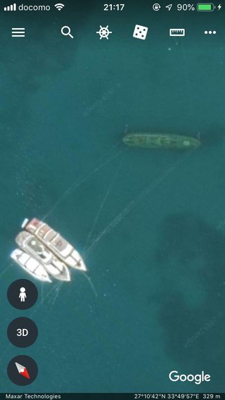 グーグルアースの不思議な場所やもの