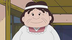 こめかみに小さく切った湿布