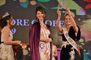 美元、再婚で移住＆「ミセスシンガポール」に輝く　高嶋政伸との離婚騒動は…
