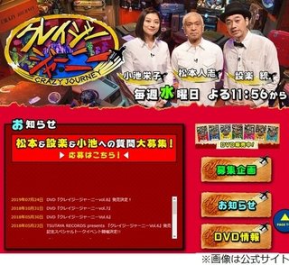松本人志、問題のクレイジージャーニーは「なくなる」