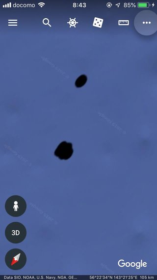 グーグルアースの不思議な場所やもの